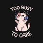 Too Busy To Care-Unisex-Baseball-Tee-tobefonseca
