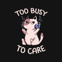 Too Busy To Care-Unisex-Kitchen-Apron-tobefonseca