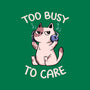 Too Busy To Care-Womens-Racerback-Tank-tobefonseca