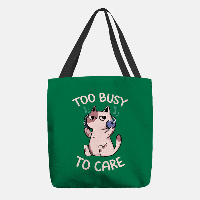 Too Busy To Care-None-Basic Tote-Bag-tobefonseca