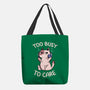 Too Busy To Care-None-Basic Tote-Bag-tobefonseca