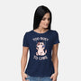 Too Busy To Care-Womens-Basic-Tee-tobefonseca