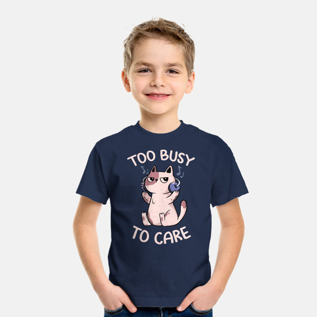 Too Busy To Care-Youth-Basic-Tee-tobefonseca