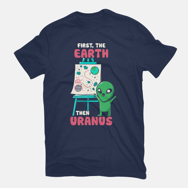 First The Earth Then Uranus-Unisex-Basic-Tee-tobefonseca