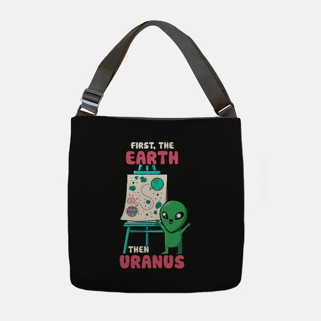 First The Earth Then Uranus-None-Adjustable Tote-Bag-tobefonseca