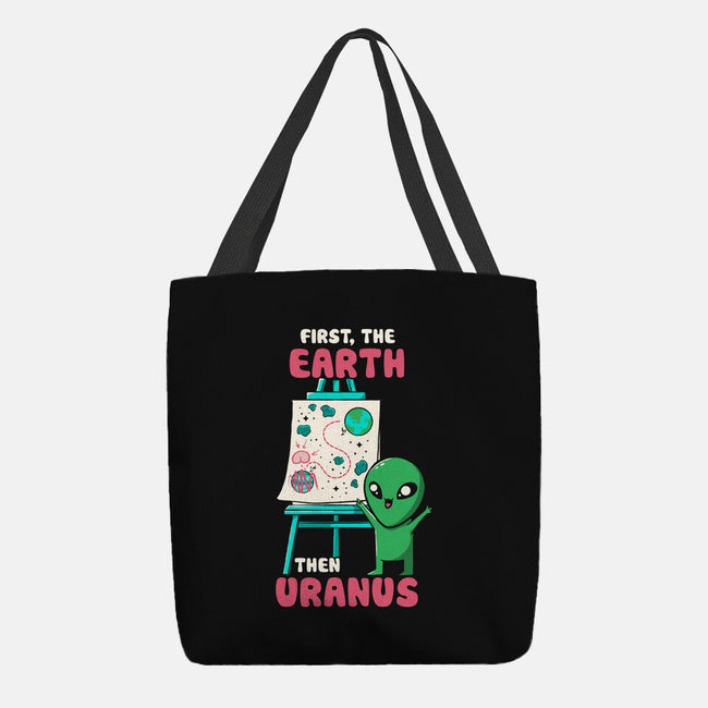 First The Earth Then Uranus-None-Basic Tote-Bag-tobefonseca