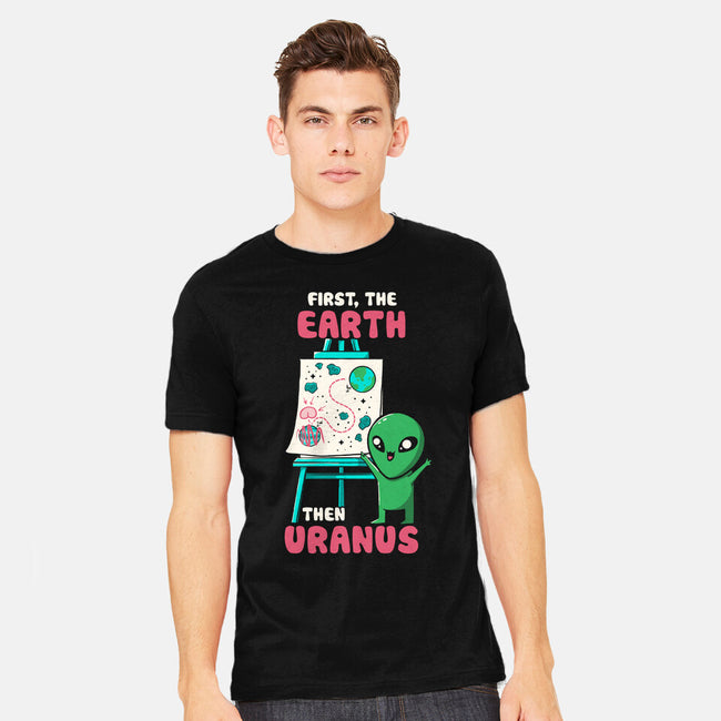 First The Earth Then Uranus-Mens-Heavyweight-Tee-tobefonseca