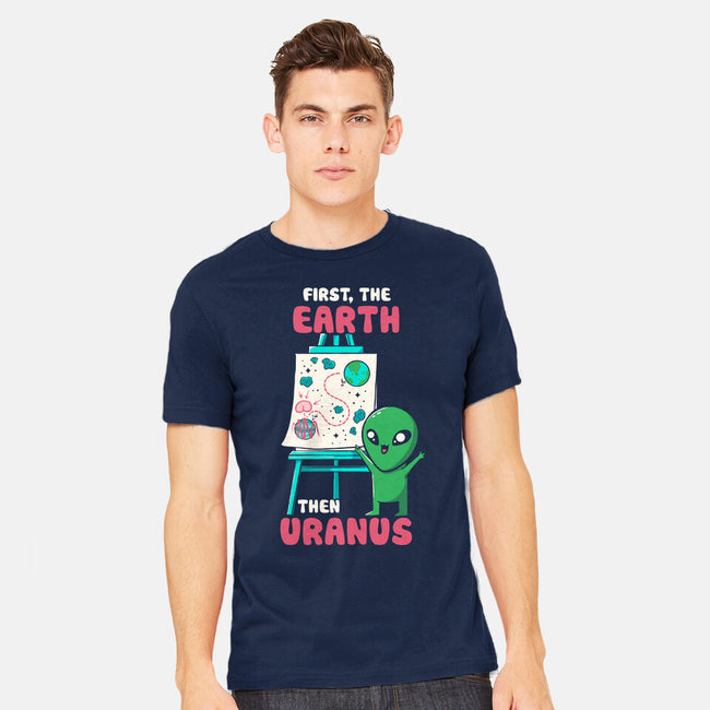 First The Earth Then Uranus-Mens-Heavyweight-Tee-tobefonseca