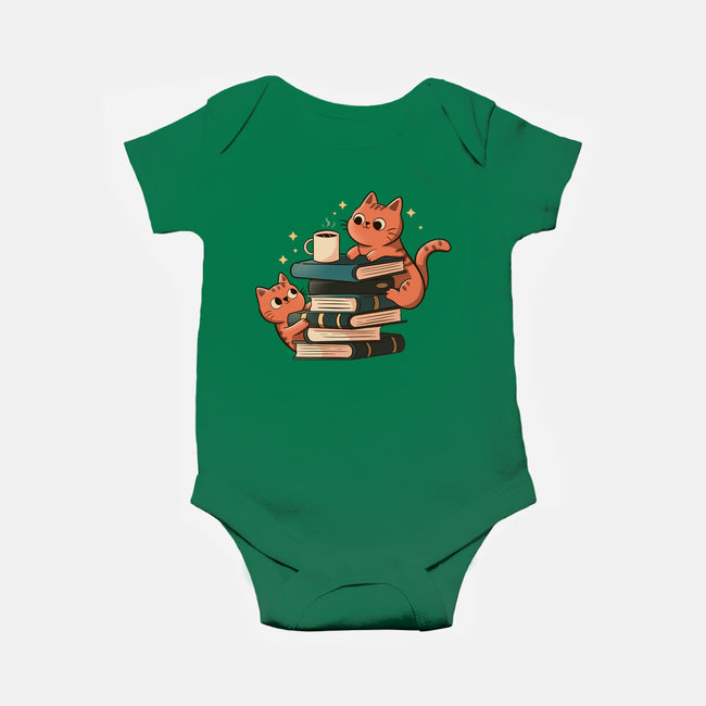 Cats And Books And Coffee-Baby-Basic-Onesie-tobefonseca