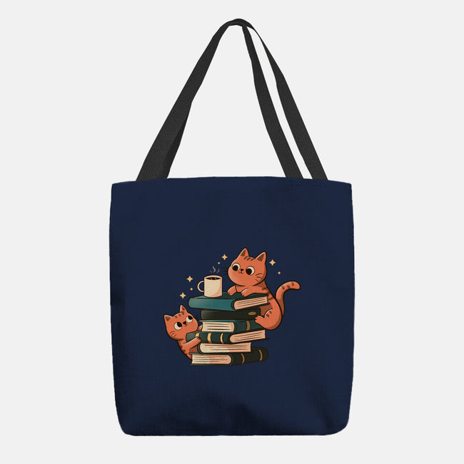 Cats And Books And Coffee-None-Basic Tote-Bag-tobefonseca