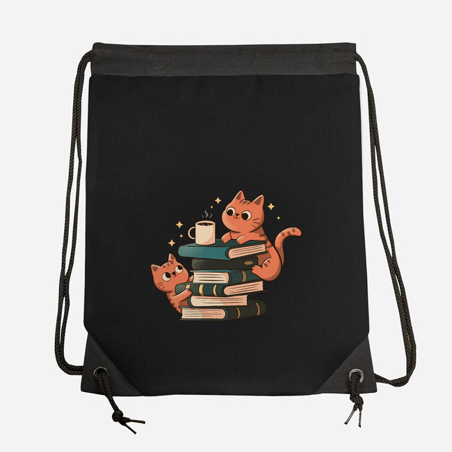 Cats And Books And Coffee-None-Drawstring-Bag-tobefonseca