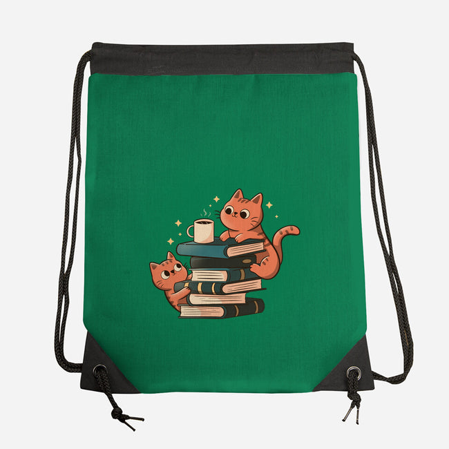 Cats And Books And Coffee-None-Drawstring-Bag-tobefonseca