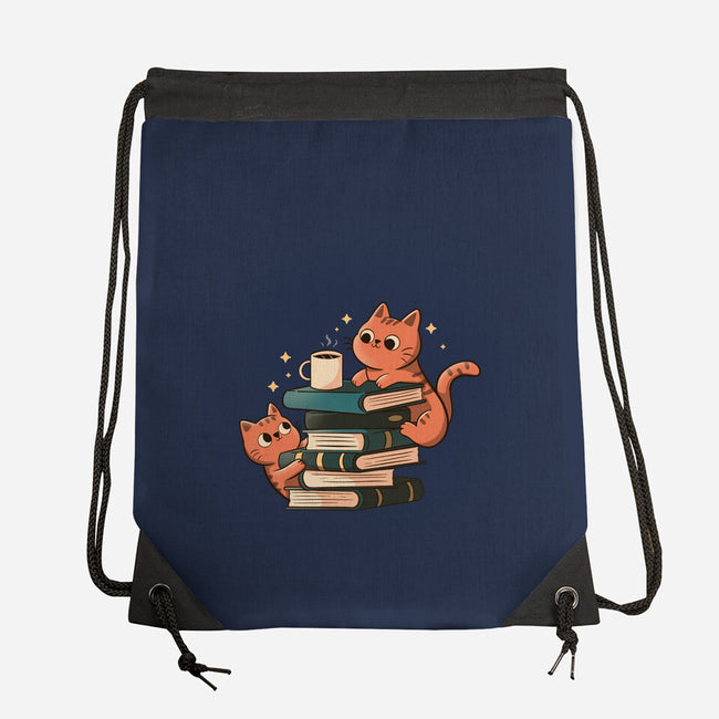 Cats And Books And Coffee-None-Drawstring-Bag-tobefonseca