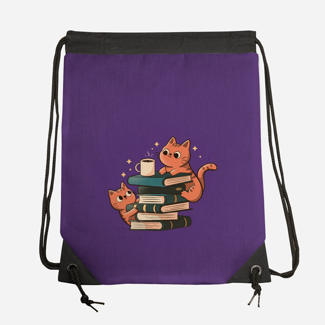 Cats And Books And Coffee-None-Drawstring-Bag-tobefonseca