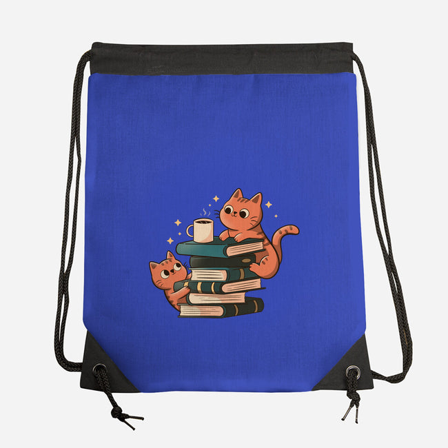 Cats And Books And Coffee-None-Drawstring-Bag-tobefonseca