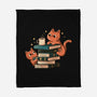 Cats And Books And Coffee-None-Fleece-Blanket-tobefonseca