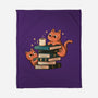 Cats And Books And Coffee-None-Fleece-Blanket-tobefonseca