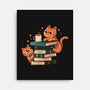 Cats And Books And Coffee-None-Stretched-Canvas-tobefonseca