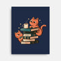 Cats And Books And Coffee-None-Stretched-Canvas-tobefonseca