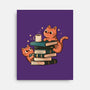 Cats And Books And Coffee-None-Stretched-Canvas-tobefonseca