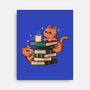 Cats And Books And Coffee-None-Stretched-Canvas-tobefonseca