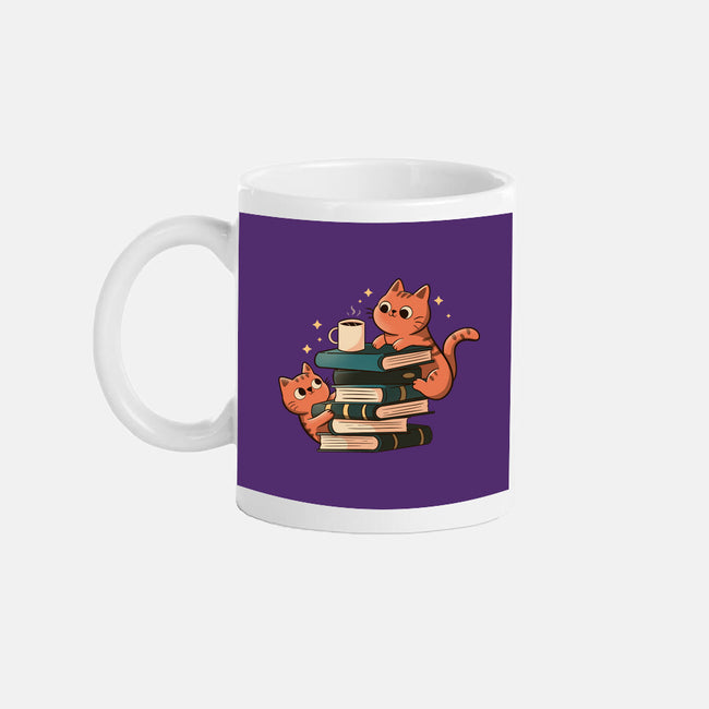 Cats And Books And Coffee-None-Mug-Drinkware-tobefonseca
