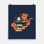 Cats And Books And Coffee-None-Matte-Poster-tobefonseca