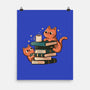 Cats And Books And Coffee-None-Matte-Poster-tobefonseca