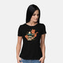 Cats And Books And Coffee-Womens-Basic-Tee-tobefonseca