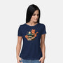 Cats And Books And Coffee-Womens-Basic-Tee-tobefonseca