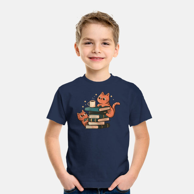Cats And Books And Coffee-Youth-Basic-Tee-tobefonseca