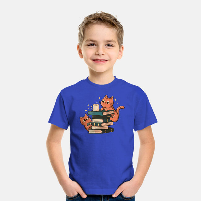 Cats And Books And Coffee-Youth-Basic-Tee-tobefonseca