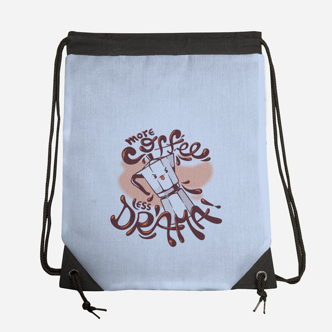 More Coffee Less Drama-None-Drawstring-Bag-tobefonseca