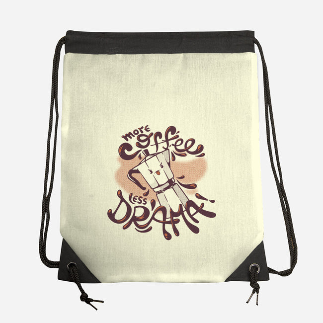 More Coffee Less Drama-None-Drawstring-Bag-tobefonseca