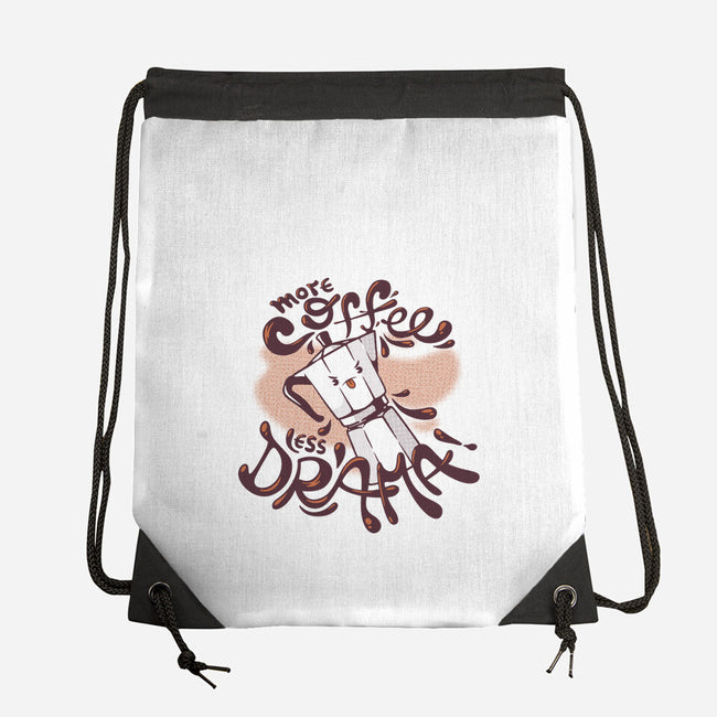 More Coffee Less Drama-None-Drawstring-Bag-tobefonseca