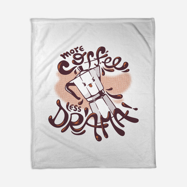 More Coffee Less Drama-None-Fleece-Blanket-tobefonseca