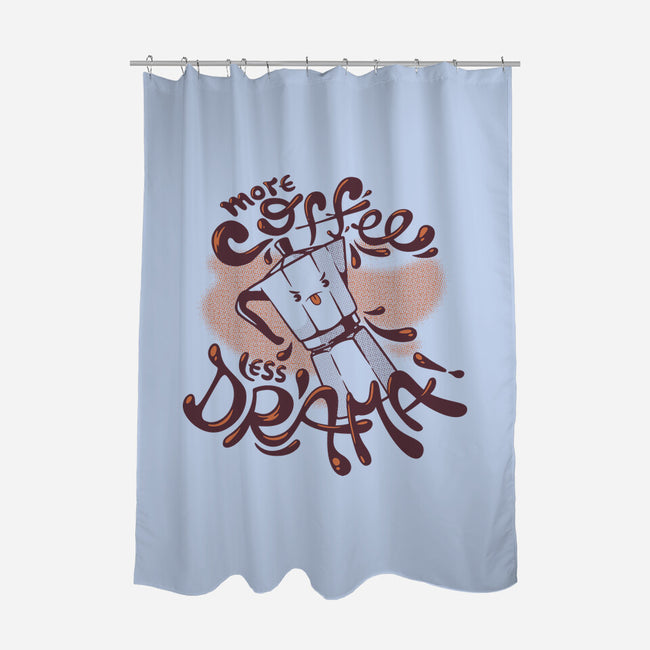 More Coffee Less Drama-None-Polyester-Shower Curtain-tobefonseca