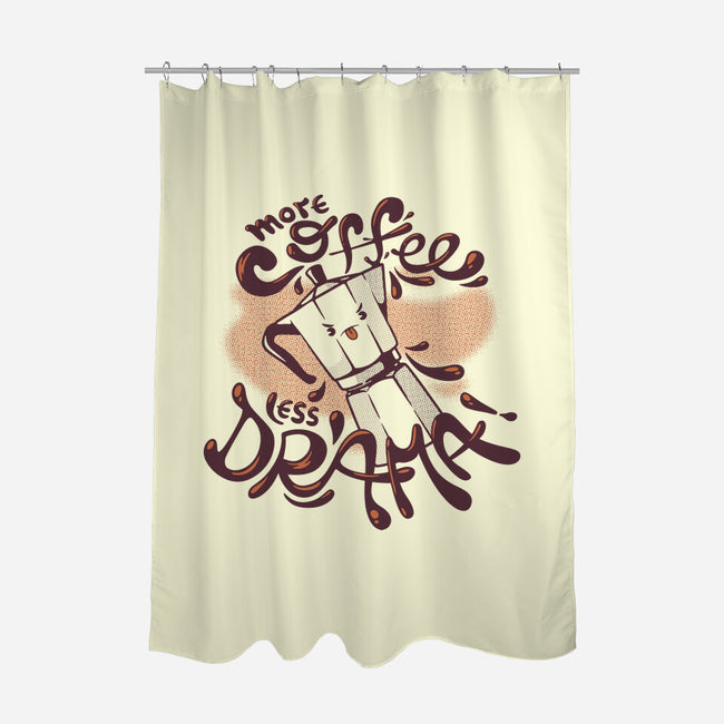 More Coffee Less Drama-None-Polyester-Shower Curtain-tobefonseca