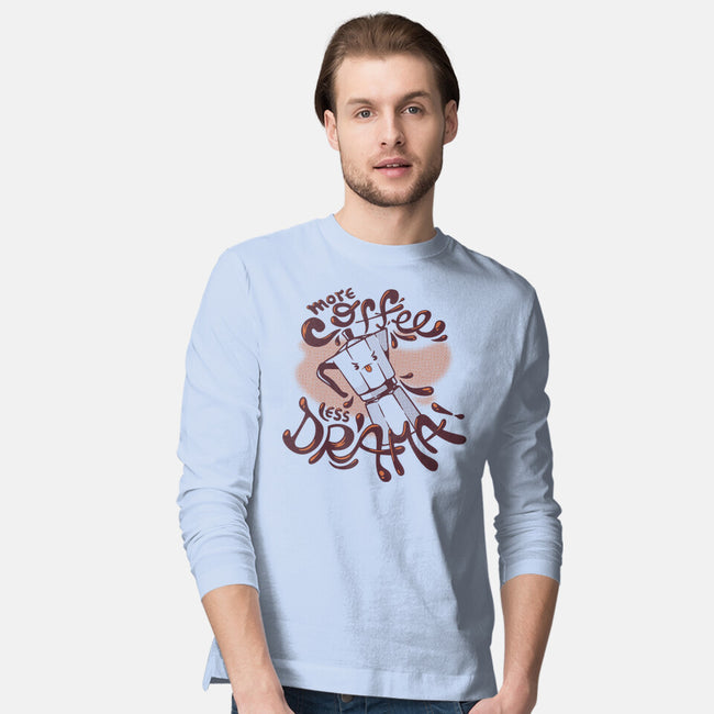 More Coffee Less Drama-Mens-Long Sleeved-Tee-tobefonseca
