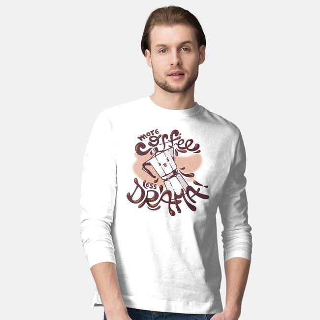 More Coffee Less Drama-Mens-Long Sleeved-Tee-tobefonseca