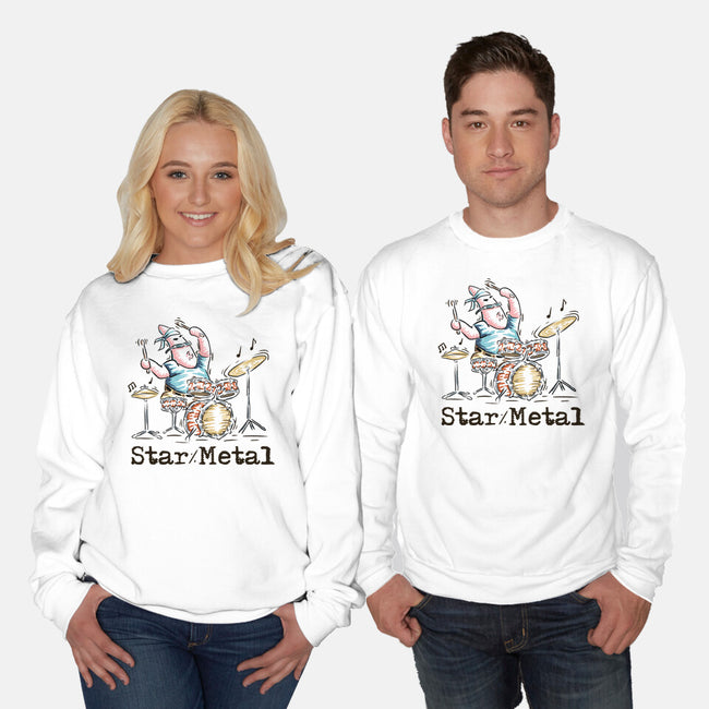 Star Metal-Unisex-Crew Neck-Sweatshirt-nickzzarto