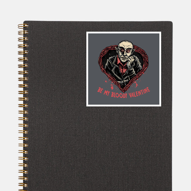 Be My Bloody Valentine-None-Glossy-Sticker-glitchygorilla