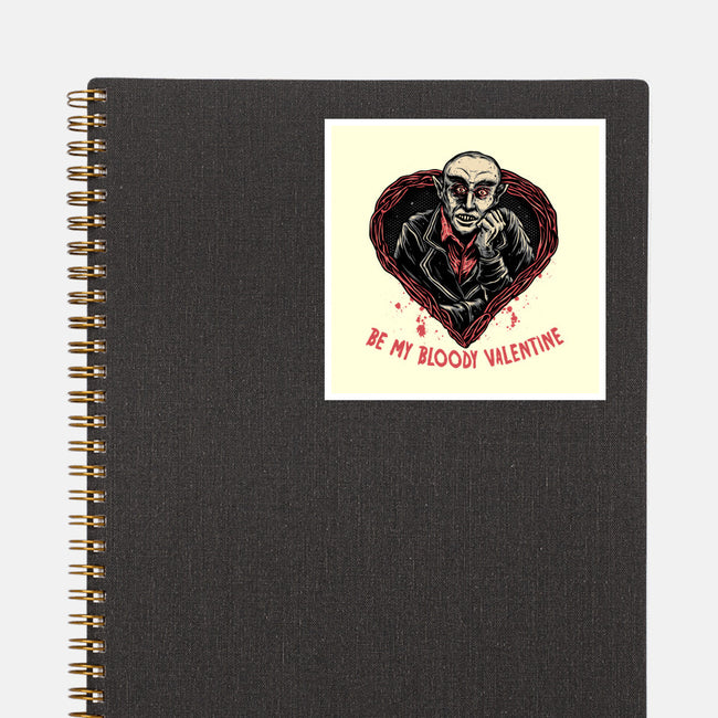Be My Bloody Valentine-None-Glossy-Sticker-glitchygorilla