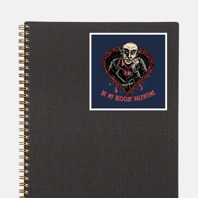 Be My Bloody Valentine-None-Glossy-Sticker-glitchygorilla