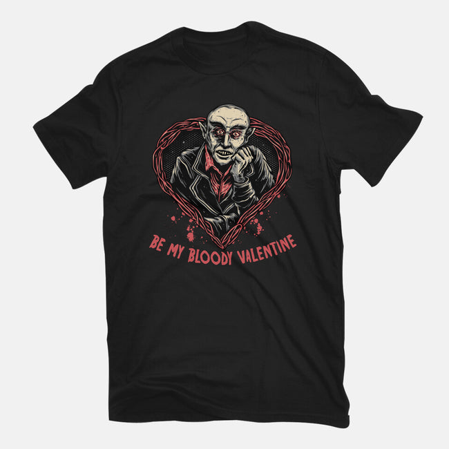 Be My Bloody Valentine-Womens-Fitted-Tee-glitchygorilla