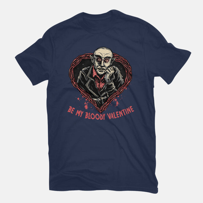 Be My Bloody Valentine-Womens-Fitted-Tee-glitchygorilla