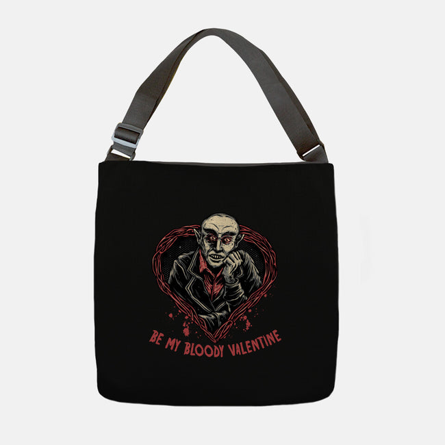 Be My Bloody Valentine-None-Adjustable Tote-Bag-glitchygorilla