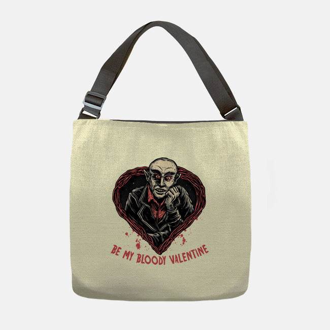 Be My Bloody Valentine-None-Adjustable Tote-Bag-glitchygorilla