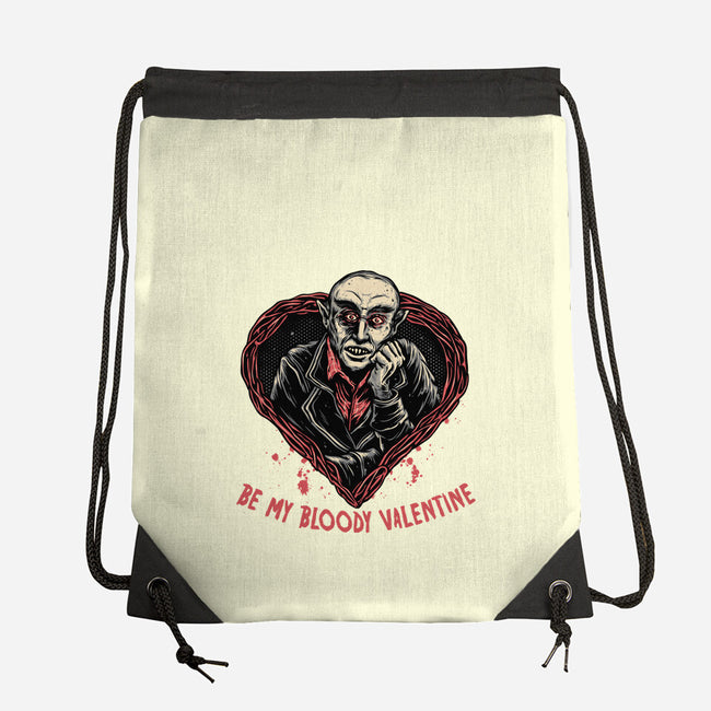 Be My Bloody Valentine-None-Drawstring-Bag-glitchygorilla