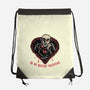 Be My Bloody Valentine-None-Drawstring-Bag-glitchygorilla